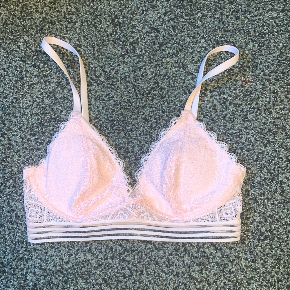 COPY - Pink Lace Bralette by Dorina